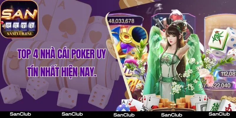 Loạt Cổng Game trong Top 4 Cổng Game Game bài Poker uy tín hàng đầu hiện nay